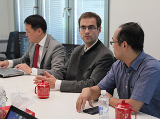 The Deputy consul of the Austrian Consulate in Shanghai visits the headquarter of Sanxiang Co.,Ltd.